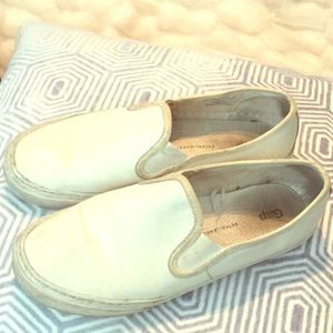 GAP White Slip-On Sneakers